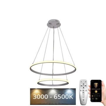 Lámpara de araña LED regulable LED/75W/230V 3000-6500K + mando a distancia