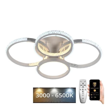 Lámpara de araña LED regulable LED/80W/230V 3000-6500K + mando a distancia