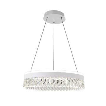 Lámpara de araña de cristal LED regulable en una cadena LED/90W/230V 3000-6500K blanco + control remoto