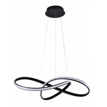 Lámpara de araña LED regulable por cable LED/70W/230V 3000-6500K negro + control remoto