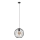 Lámpara de araña MERCURE 1xE27/60W/230V diámetro 30 cm negro