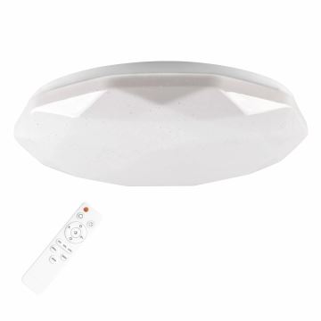 Lámpara de baño LED regulable GALAXY LED/48W/230V Ø 38 cm 3000-6000K IP44 + control remoto