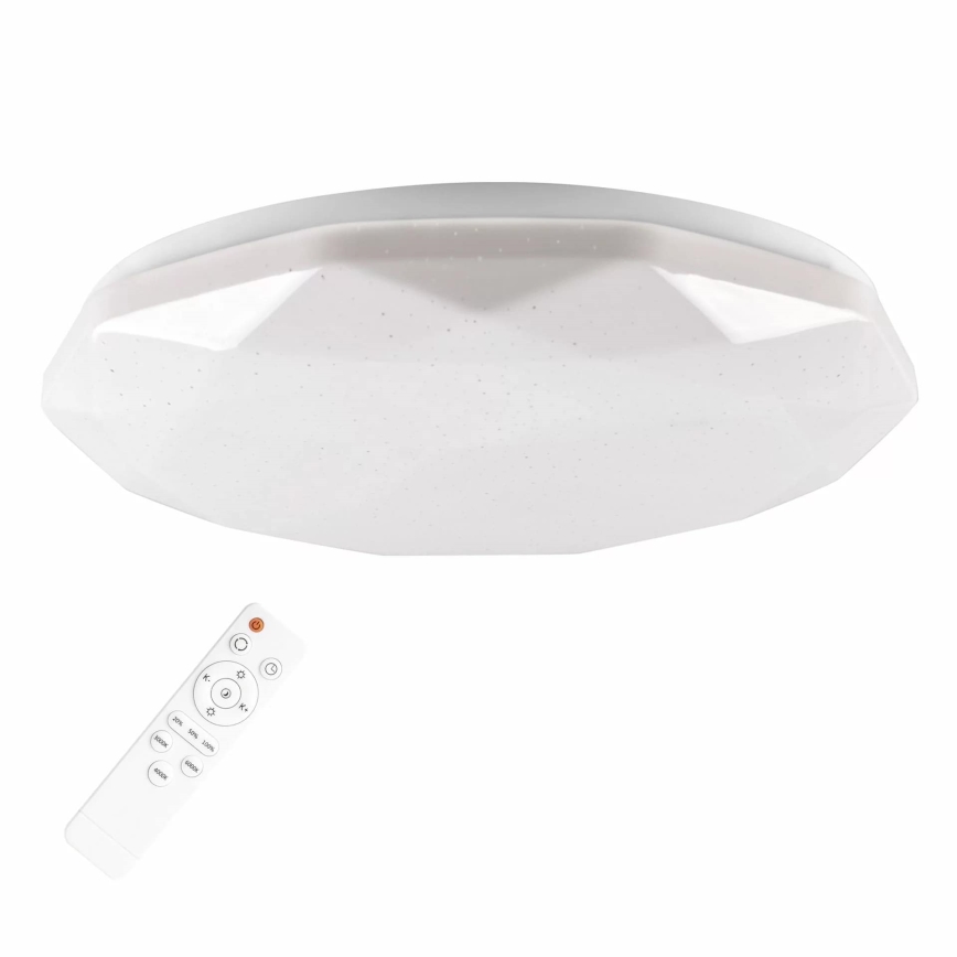 Lámpara de baño LED regulable GALAXY LED/48W/230V Ø 38 cm 3000-6000K IP44 + control remoto