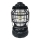 Lámpara de camping portátil regulable LED 3xLED/3W/3xAA IPX4 negro