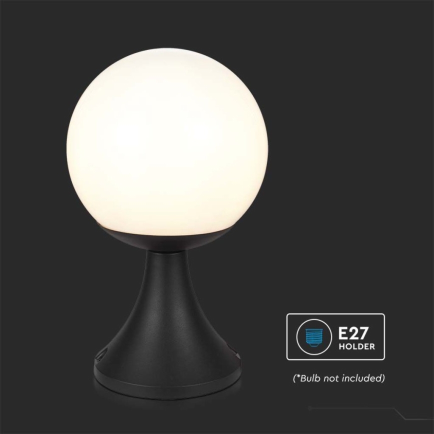 Lámpara de exterior 1xE27/60W/230V IP44 33 cm negro