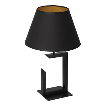 Lámpara de mesa 1xE27/60W/230V 45 cm negro/dorado