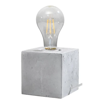Lámpara de mesa ABEL 1xE27/60W/230V concreto