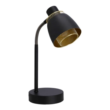 Lámpara de mesa ALEKSANDRIA 1xE14/40W/230V negro/dorado