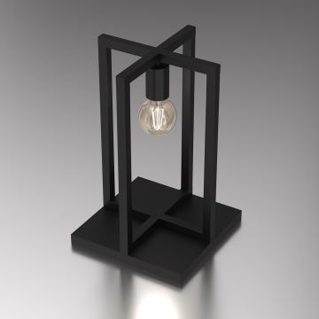 Lámpara de mesa ARNOLD 1xE27/60W/230V negro