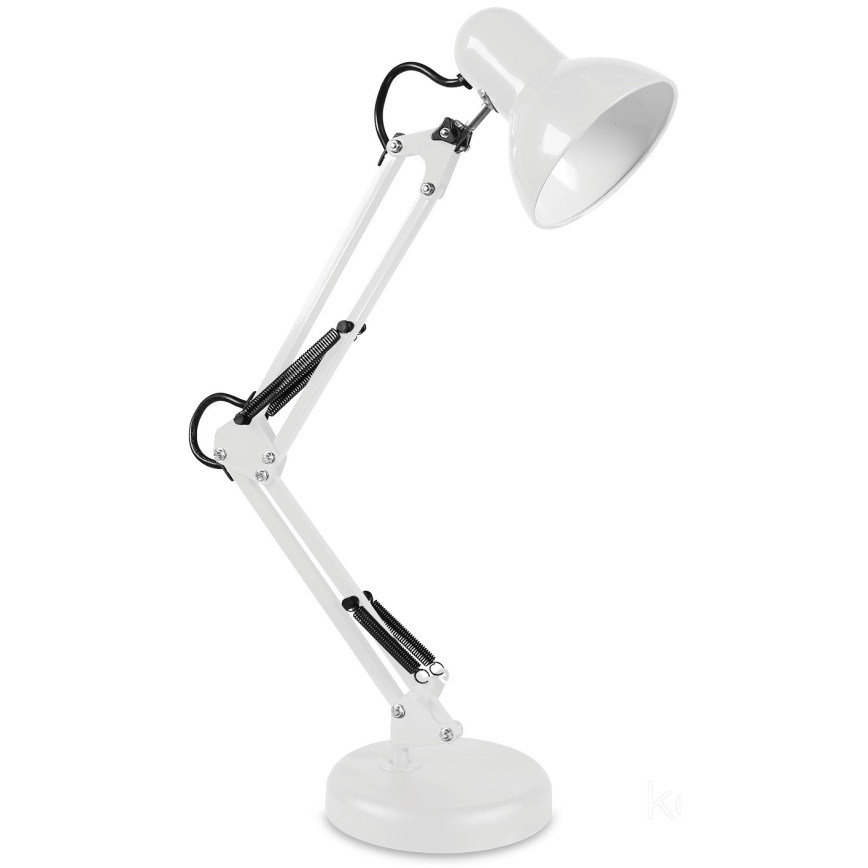 Lámpara de mesa AURIQ 1xE27/60W/230V blanco