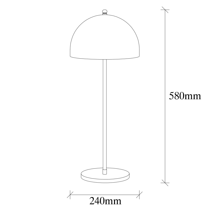 Lámpara de mesa CAN 2xE14/40W/230V