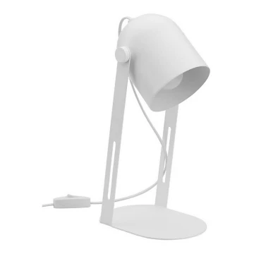Lámpara de mesa DAVIS 1xE27/60W/230V blanco
