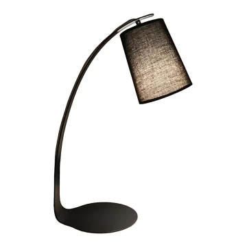 Lámpara de mesa GALLANT 1xE27/11W/230V negro/marrón