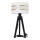 Lámpara de mesa HELEN 1xE27/60W/230V blanco/dorado/pino