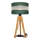 Lámpara de mesa HELEN 1xE27/60W/230V verde/dorado/roble