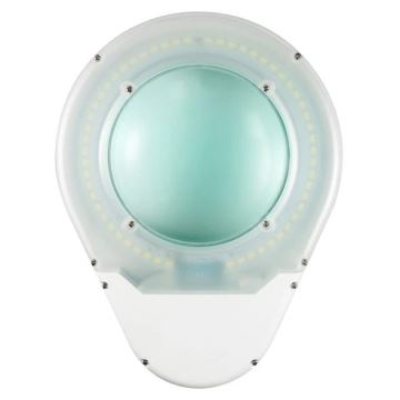 Lámpara de mesa LED con lupa LED/9W/230V blanco