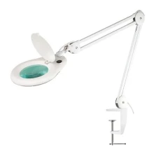 Lámpara de mesa LED con lupa LED/9W/230V blanco