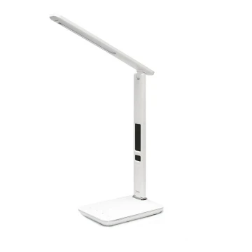 Lámpara de mesa LED con pantalla LED/9W/230V blanca