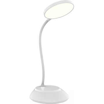 Lámpara de mesa LED recargable y regulable VISUA LED/5W/5V 3000-5000K blanco