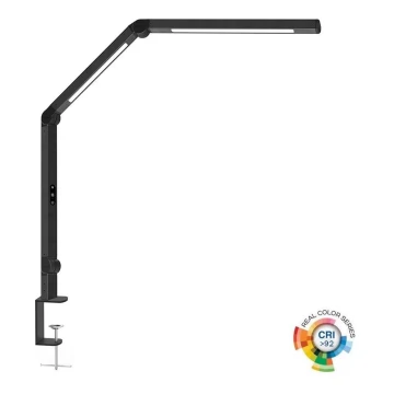 Lámpara de mesa LED regulable táctil flexible LED/12W/230V 3000/4000/5000/6500K CRI 92 negro