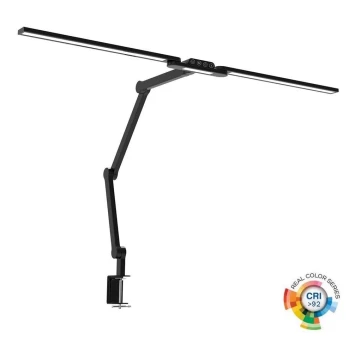 Lámpara de mesa LED táctil flexible y regulable LED/24W/230V 3000-6500K CRI 92 negro