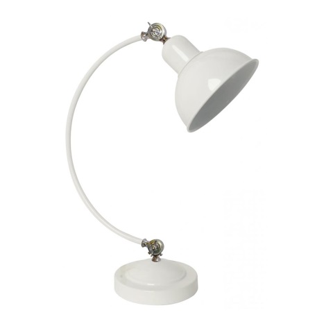Lámpara de mesa OLD 1xE27/40W/230V blanco
