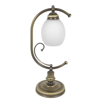 Lámpara de mesa PERLA 1xE14/40W/230V bronce