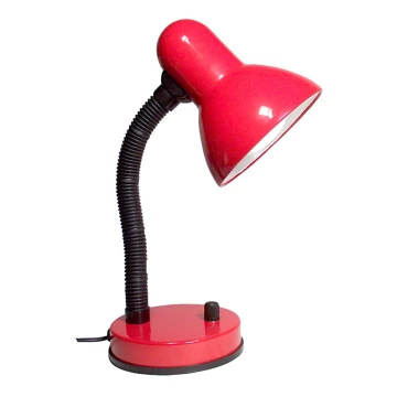 Lámpara de mesa regulable KADET -S 1xE27/40W rojo