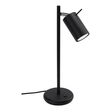 Lámpara de mesa RING 1xGU10/40W/230V negro