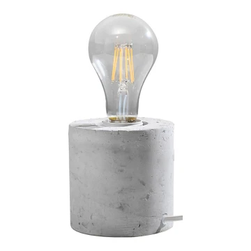 Lámpara de mesa SALGADO 1xE27/60W/230V concreto