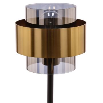 Lámpara de mesa SPIEGA 1xE27/60W/230V dorado/negro