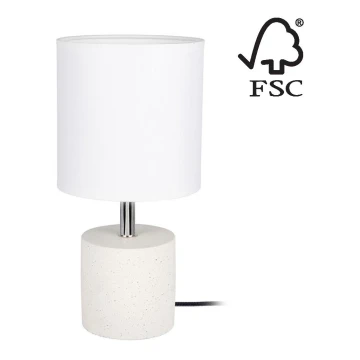 Lámpara de mesa STRONG ROUND 1xE27/25W/230V - Certificado FSC