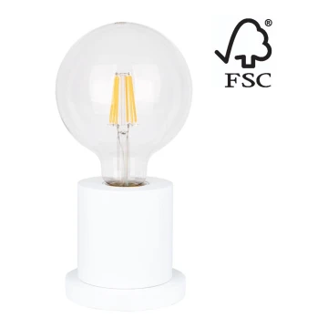 Lámpara de mesa TASSE 1xE27/25W/230V haya - Certificado FSC