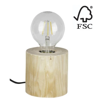 Lámpara de mesa TRABO 1xE27/25W/230V - Certificado FSC