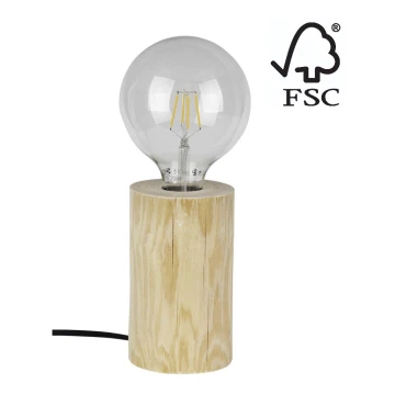 Lámpara de mesa TRABO 1xE27/25W/230V – Certificado FSC