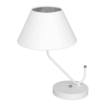 Lámpara de mesa VICTORIA 1xE27/60W/230V blanco