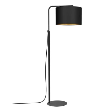 Lámpara de pie ARDEN 1xE27/60W/230V negro/dorado