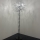 Lámpara de pie de cristal 5xG9/40W/230V negro