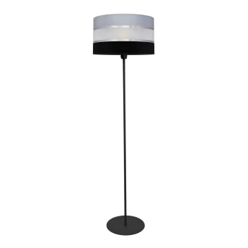Lámpara de pie HELEN 1xE27/60W/230V negro/gris/plata