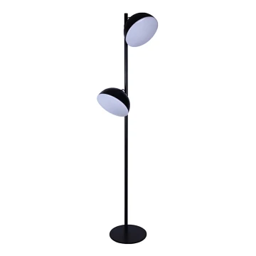 Lámpara de pie LED CROWD 2xLED/10W/230V negro