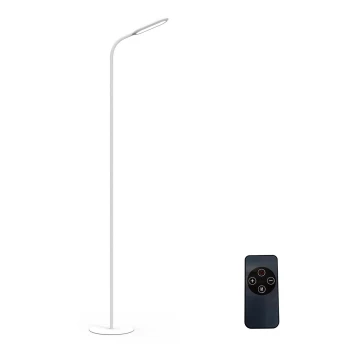 Lámpara de pie LED regulable LED/10W/230V 3000/4000/6000K blanco + control remoto