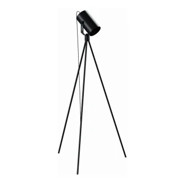 Lámpara de pie TUBA 1xE27/24W/230V negro