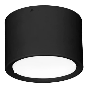 Lámpara de techo LED LED/16W/230V negro dia. 12 cm