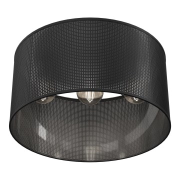 Lámpara de techo LOFT SHADE 3xE27/60W/230V negro