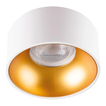 Lámpara de techo MINI RITI 1xGU10/25W/230V blanco/dorado