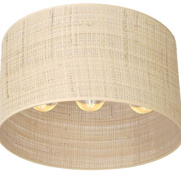 Lámpara de techo RATTAN 3xE27/60W/230V ratán