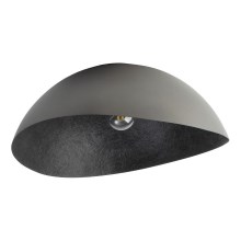 Lámpara de techo SOLARIS 1xE27/60W/230V diá. 69 cm plata/negro
