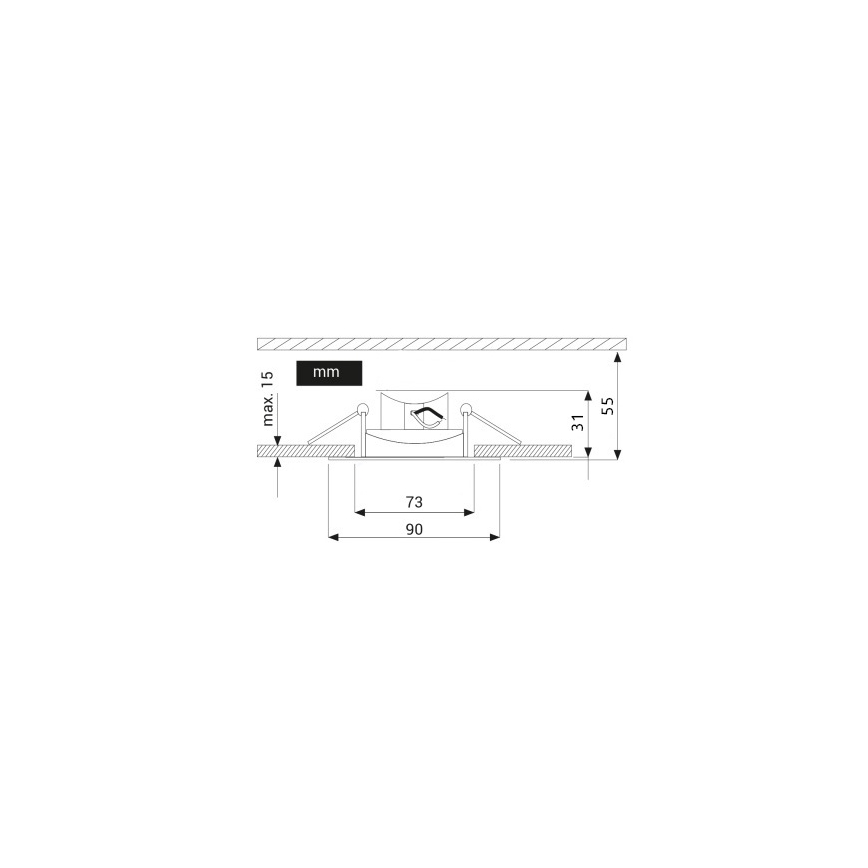 Lámpara de techo suspendida LED EYE LED/5W/100-250V 3000K