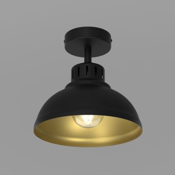 Lámpara de techo SVEN 1xE27/15W/230V negro/dorado