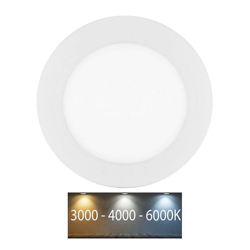 Lámpara empotrable de baño LED LADA LED/6W/230V 3000/4000/6000K diá. 12 cm IP44 blanco